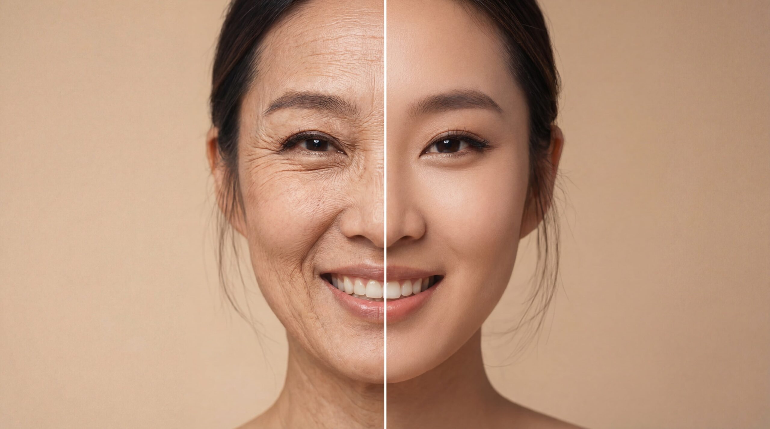 Resultado Antes e Depois PDRN Coreamy